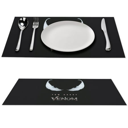 

Venom Cartoon placemats are suitable for indoor dining table mats 1 PCS