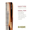 thumbnail image 6 of Kent 6T Fine Tooth Comb and Wide Tooth Hair Comb, Handmade Styling Comb for Hair Care, Barber Combs, Beard Combs For Men, Hair Styling Grooming Hair Combs for Men, Women and Kids, 6 of 24