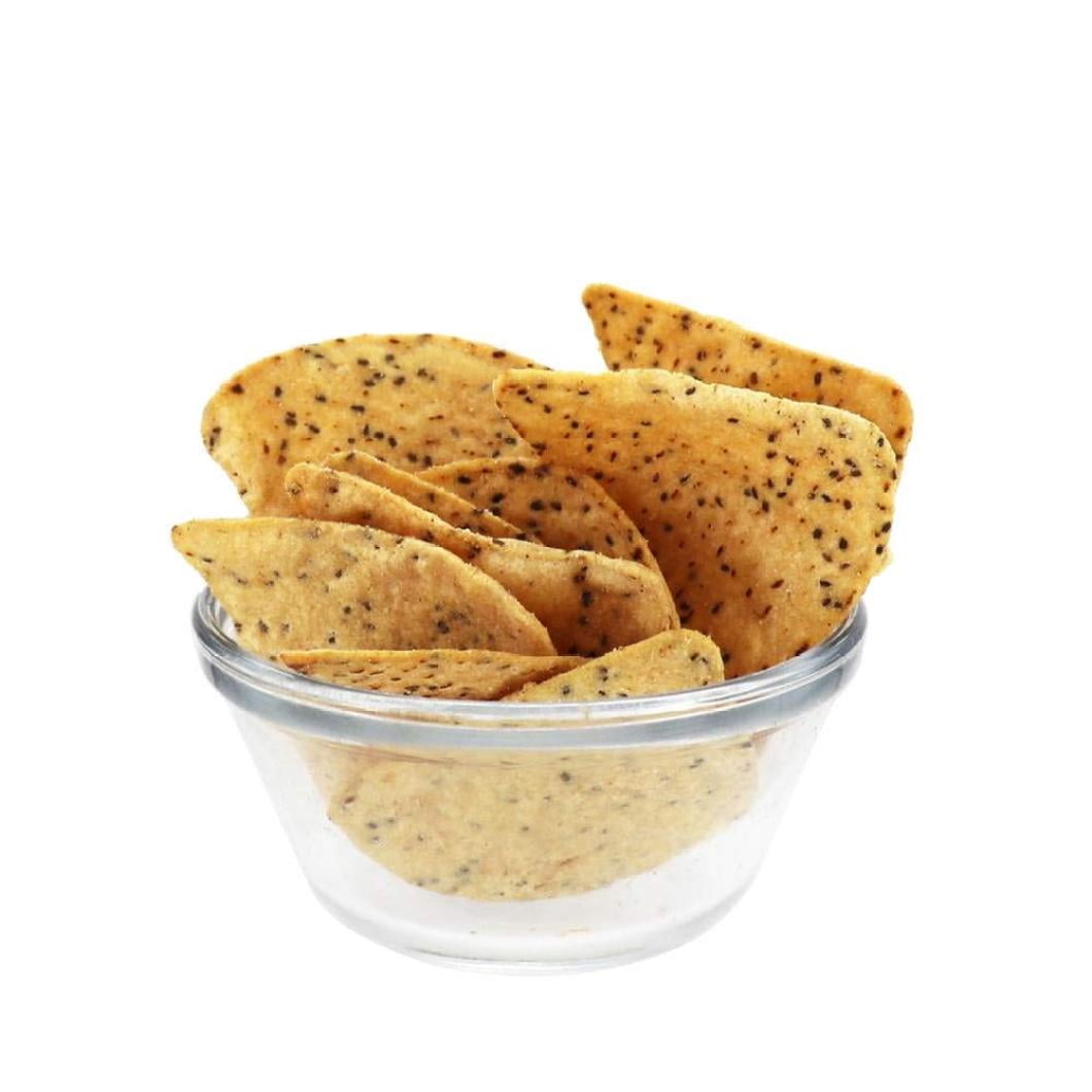 From The Ground Up Cauliflower Tortilla Chips, Sea Salt, 4.5 oz (Case of 12)