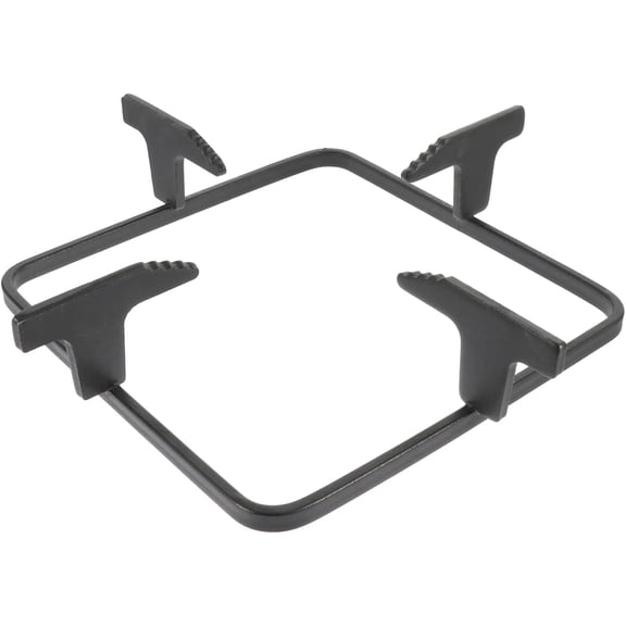 ABCISI Wok Ring, Heavy Duty Cast Iron Wok Support Ring, Sturdy Square Kitchen Pan Rack for Gas Burners, Non-Slip Wok Pan Stand Holder, Pot Rack Stove Trivets, 7.87 inch