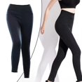 thumbnail image 3 of Pantalones de chándal de sauna de cintura alta, bragas de entrenador de cintura, pantalones de yoga térmicos, pantalones adelgazantes de poliéster - M M Macarena Pantalones Fitness Sauna, 3 of 8