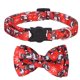 thumbnail image 1 of Collar de perro navideño con pajarita, collares para perros pequeños, medianos y grandes, 1 of 5