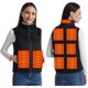 thumbnail image 1 of Chaleco Térmico De Doble Control De Nueve Zonas para Hombres Y Mujeres, Chaleco Protector, Cuello Alto, Chaleco Recargable, Ropa Inteligente con Calefacción A Temperatura Constante, Talla Black-2XL, 1 of 5