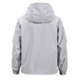 thumbnail image 4 of gbyLJF Half Zipper Pullover Tops for Men Loose Fit Solid Color Hoodie Round Neck Long Sleeve Hooded Windbreaker Casual Mens Sweatshirt, 4 of 6