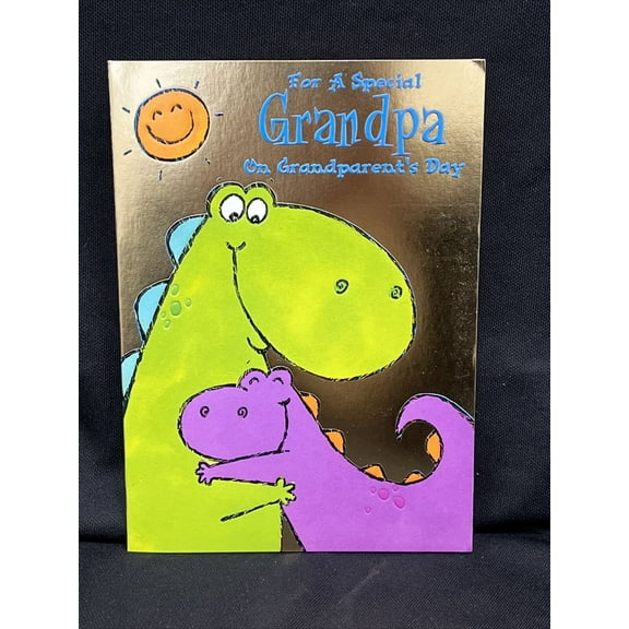 For Grandpa on Grandparent's Day Greeting Card w/Envelope