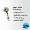 thumbnail image 2 of Church Mission Bells Watercolor Retractable Reel ID Badge Key Card Name Tag Holder with Clip, 2 of 6