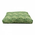 thumbnail image 4 of Green Leaf Pet House, Exotic Pattern with Tropical Leaves Fresh Jungle Aloha Hawaii, Outdoor & Indoor Portable Dog Kennel with Pillow and Cover, 5 Sizes, Apple Green Fern Green, by Ambesonne, 4 of 5