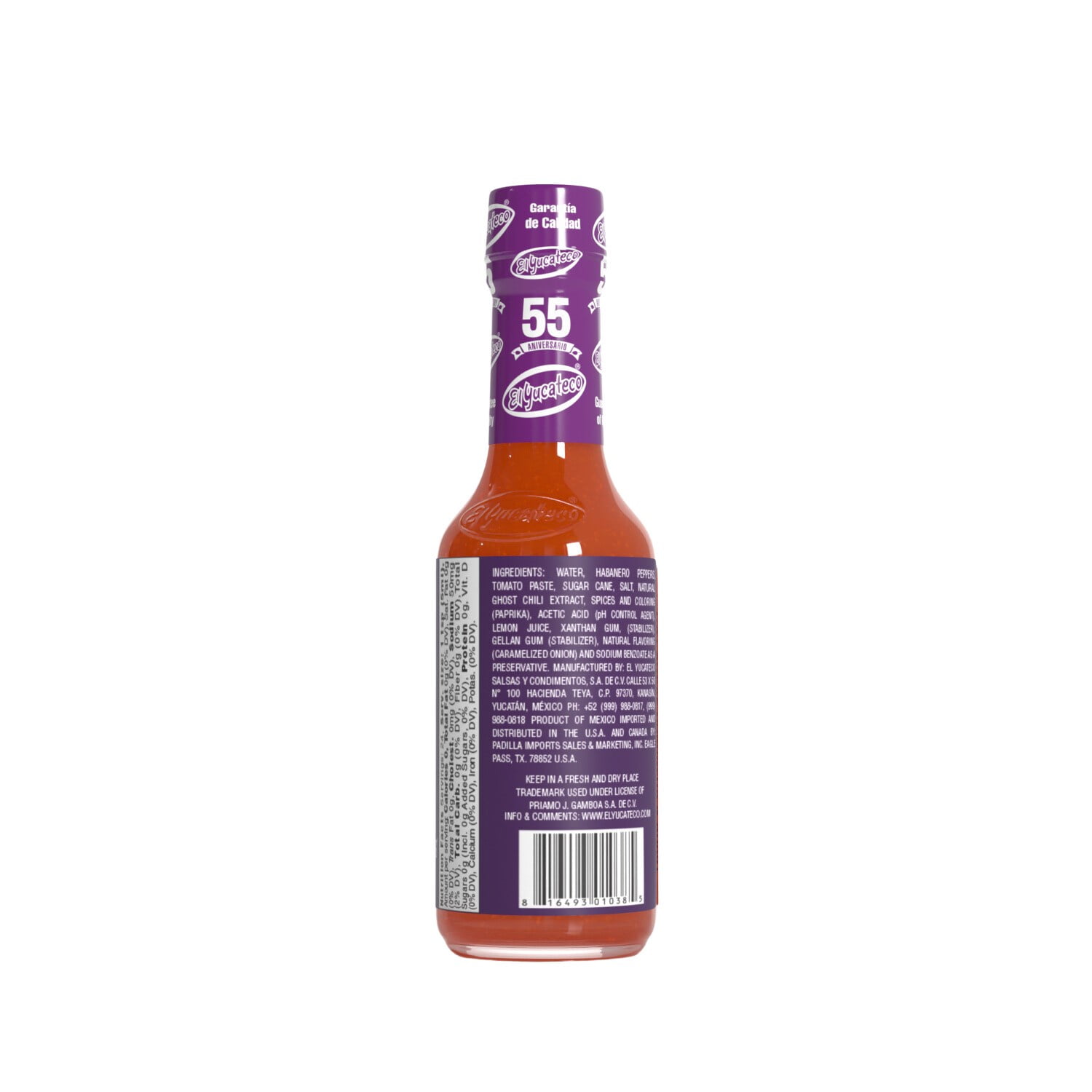 El Yucateco Habanero and Ghost Hot Sauce 6 Pack 4 oz