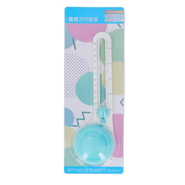 Circular Paper Cutter, 360 Degree Rotation Slide Adjustment Clear Scale
