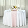 thumbnail image 2 of BalsaCircle 12" x 108" Floral Pattern Lace Table Runner Dusty Rose, 2 of 7