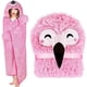thumbnail image 1 of Oversized Lamb Hoodie Blanket - Flamingo Design, One Size for Girls and, 1 of 5