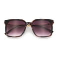 thumbnail image 1 of Womens Luxury Designer Inset Lens Metal Arm Horn Rim Plastic Fashion Sunglasses Burgundy Marble - Purple, 1 of 7