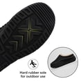 thumbnail image 5 of HOMEHOT Mens Slippers Men's Memory Foam House Slippers Warm Fuzzy Moccasin Slippers Indoor Outdoor House Shoes Anti slip Slippers for Men​ Black 13, 5 of 6