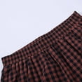 thumbnail image 6 of Women's Y2k Gingham Tank Top with Striped Wide Leg Barrel Pants 2 Piece Outfit Set M Size Red, 6 of 9