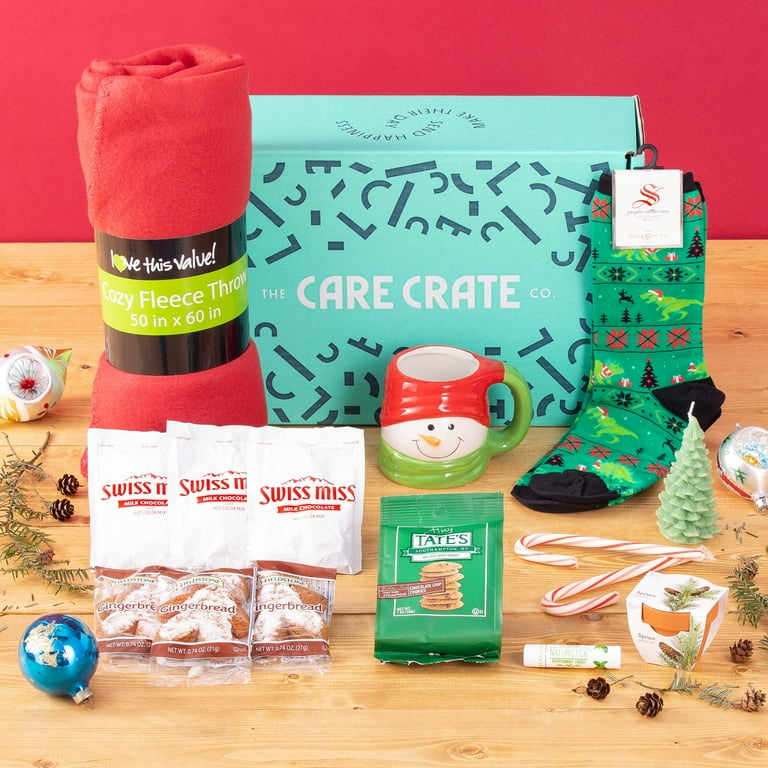 Christmas Care Package 15 Item Holiday Gift Set and Snack Box
