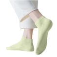 thumbnail image 2 of YYV Women’s Summer Mesh‑fabric Low‑cut Short Socks, Thin Breathable Odor‑resistant Sweat‑wicking Stretchy Footwear for Warm‑weather Daily Commute and Indoor Wear, 2 of 5