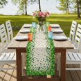 thumbnail image 4 of Table Runners 90 Inches Long Dress Scarves, St. Patrick's Day Farmhouse Coffee/Dining/Kitchen Table Runner for Living Room, Spring Lucky Shamrocks Leaves Retro Country 13x90 Inch, 4 of 9
