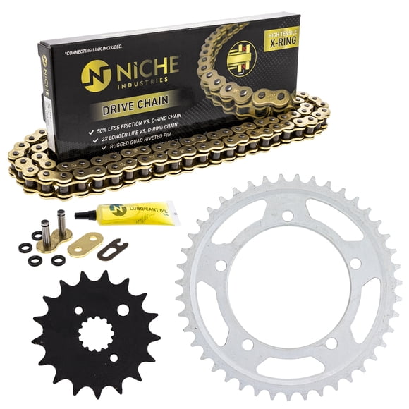 Niche Sprocket Chain Set for Suzuki GSXR1000 17/43T 530 X-Ring Motorcycle MK1004938