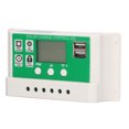 thumbnail image 2 of Controlador de carga solar microprocesador Identificación automática Pantalla LCD Controlador solar PWM 24V 12V Puerto USB dual ABS para la industria ANGGREK Otros, 2 of 8