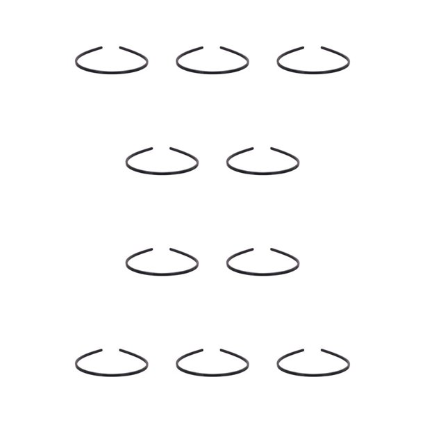 Sonducket Diadema de 10 piezas para niña, diadema personalizada a la moda, banda para el pelo con estilo DIY, banda para el pelo, trabajo, escuela, Accesorio para el cabello Tipo 1 Sonducket AP016446-01