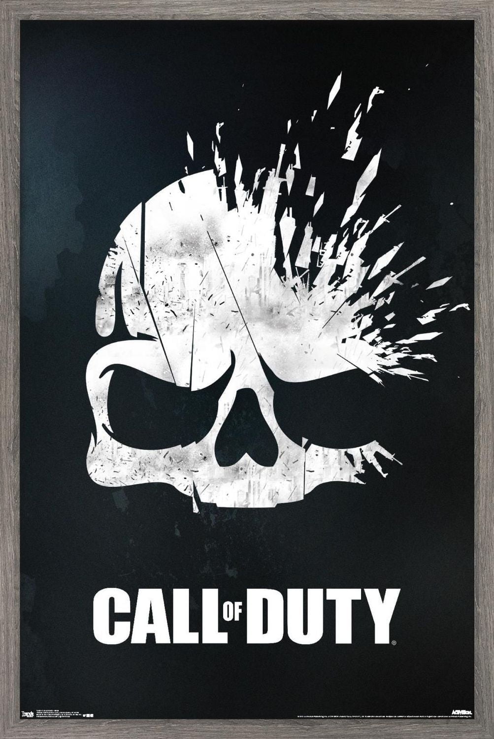 Call of Duty - Skull Wall Poster, 14.725" x 22.375" Framed