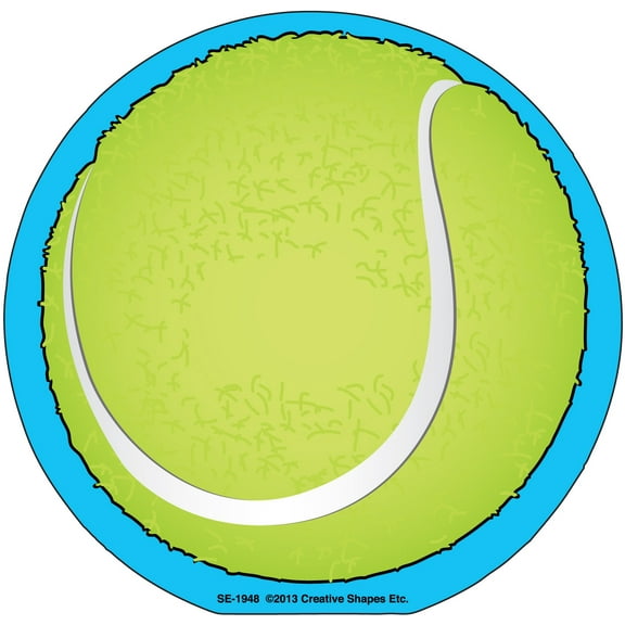 SHAPES ETC. Large Notepad - Tennis Ball