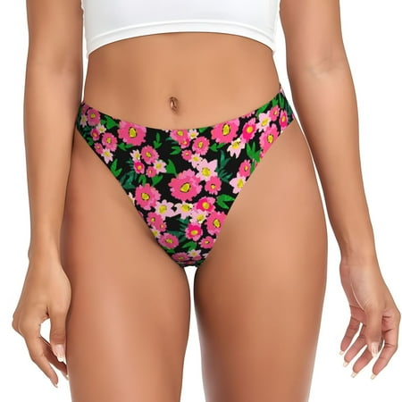 Sigee Trendy Floral for Women s G-String Panty  Low Rise  Soft Lace Perfect for Everyday Wear or Special Occasions-XX-Large