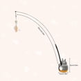 thumbnail image 2 of 360 Degree Rotating Cat Toy, Automatic Interactive Wand with Suction Cup Base, Moving Feather Fish Bell Teaser, Detachable Self Play Kitten-Toy for Boredom Relief C, 2 of 6