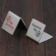 thumbnail image 4 of Jikaix No Smoking Sign Stainless Steel Double Sides Noticeable Clear Printed Stable Non-smoking Warning Sign For Restaurant, 4 of 5