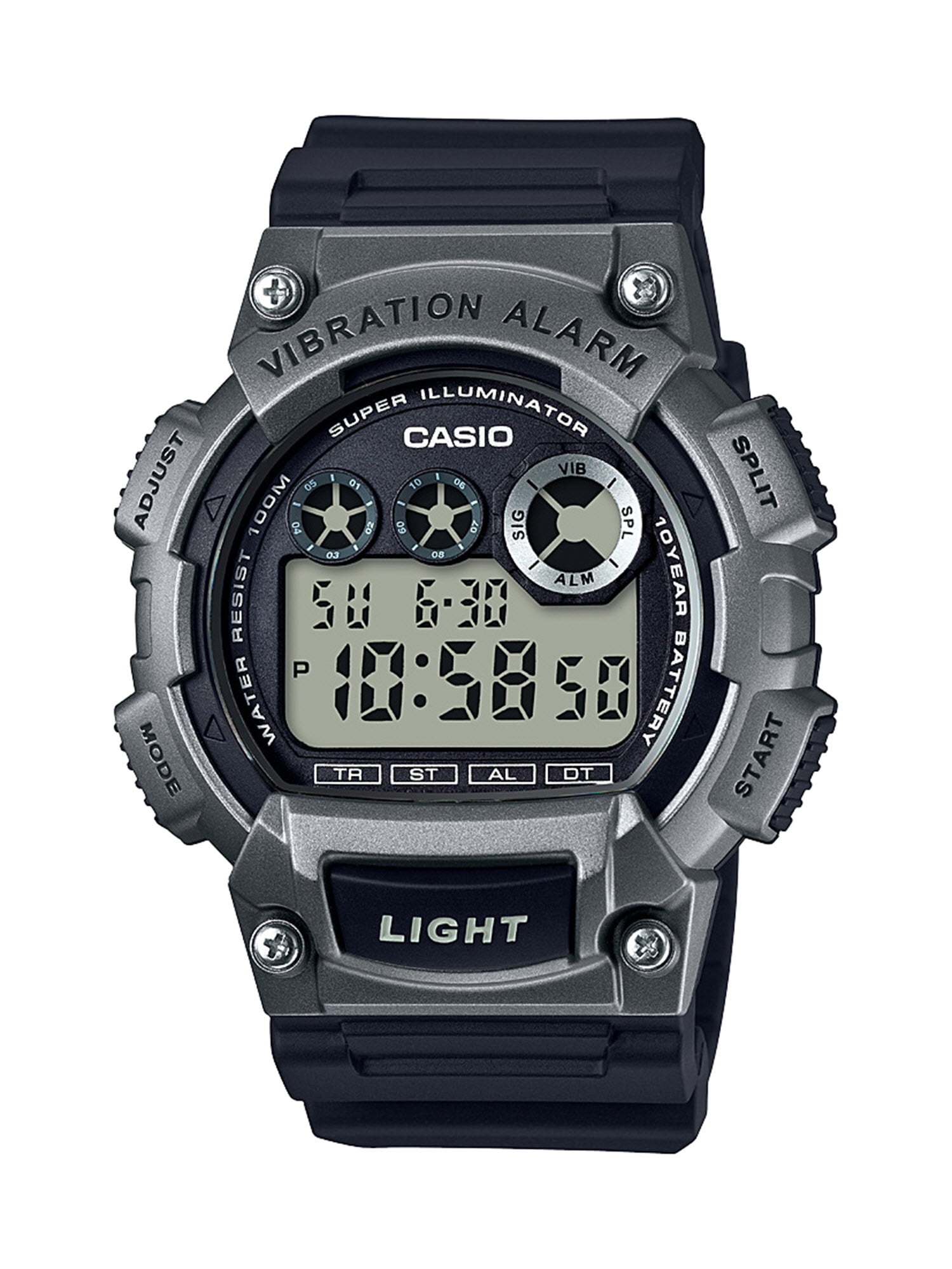 gemak PapoeaNieuwGuinea Bakkerij Casio Men's Sport Digital Watch, Black W735H-1AV - Walmart.com
