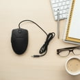 thumbnail image 1 of HONMEET Computer Mouse Wired In Black With Ergonomic Comfort For Long Sessions 1Pack Back to School, 1 of 8