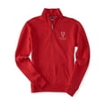 thumbnail image 1 of Aeropostale Womens Logo 1/4 Zip Sweatshirt, Red, Juniors, Large, 1 of 2