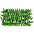 thumbnail image 1 of Mosiee Simulation Telescopic Fence Fence Leaf Garden Decoration Plastic Green Plants, 1 of 9