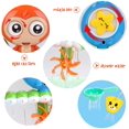 thumbnail image 3 of Juguetes de baño para bebés, juguetes de baño de ducha de agua para niños con pista de carreras de coches de rompecabezas BAU 14 piezas MFZFUKR LN-0773, 3 of 7