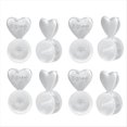 thumbnail image 1 of 8 Piezas Respaldos de Aretes para Orejas Caídas, Reemplazos de Respaldos de Levantadores de Aretes para Aretes Pesados, Plata, 1 of 5