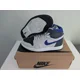thumbnail image 1 of Ni - ke Air Jordan 1 Zoom Comfort 2 Grey Concord Purple Blue DV1305 040 Shoe Size 8, 1 of 5