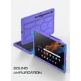 thumbnail image 2 of Poetic TurtleSkin Case for Samsung Galaxy Tab S8 Ultra 14.6 Inch 2022, Heavy Duty Silicone Case, Kids Friendly, Purple, 2 of 5