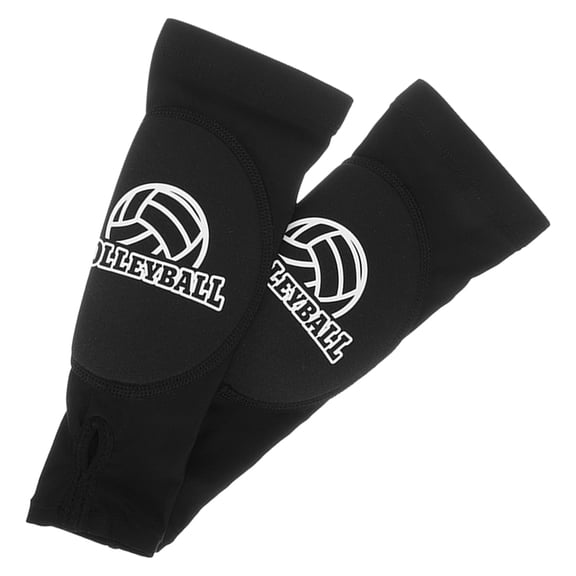 Niceauty Sports Arm Protectors Elastic Arm Sleeves Black Sponge 1 Pair