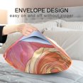 thumbnail image 4 of Yayeee Pillowcase Standard Size Set of 2 Satin Wrinkle Resistant Pillow Case, Abstract Pink Flowers, 4 of 8