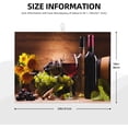 thumbnail image 3 of Red Wine Grape Vintage Wooden sunflower Microfiber Absorbent Reversible Dish Drying Mat For Kitchen Counter Xl Large Pad 18 X 24 Inch, 3 of 8