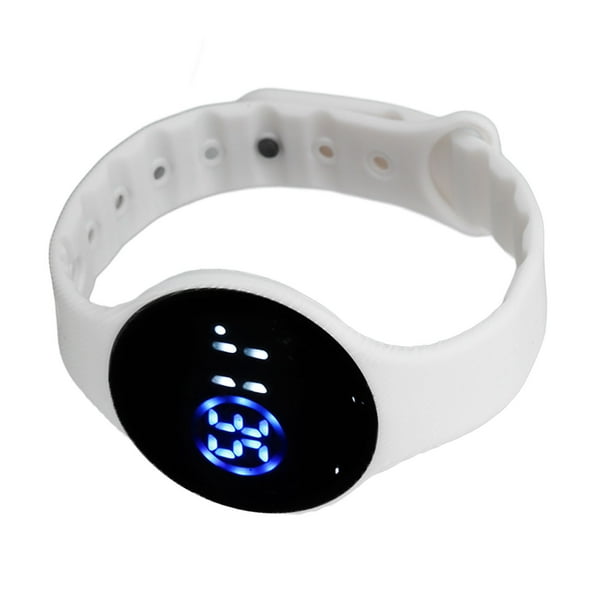 Reloj Electrónico LED Para Niños, Cómodo, Elegante, Resistente Al Agua, Esfera Redonda, Reloj LED Digital Para Niños Para Uso Diario