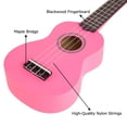 thumbnail image 3 of iECO Ukelele soprano para principiantes, kit para niños y adultos, ukelele de 21 pulgadas con estuche, correa, afinador, púas de cuerdas (rosa), 3 of 5