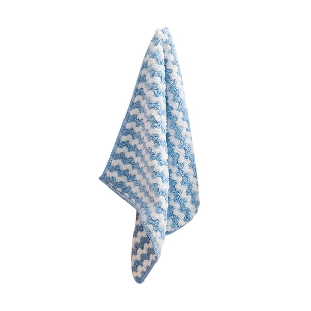 Paño de cocina ondulado de vellón, absorbente, antiadherente, para fregar, estropajo, venta al por mayor