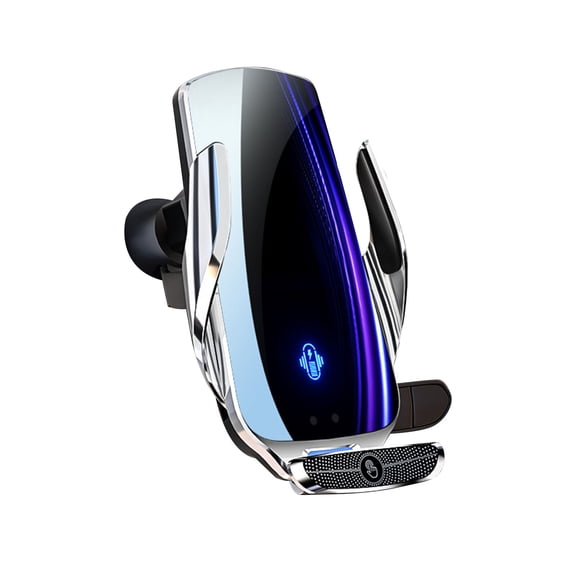 Chmadoxn Chargeur Sans Fil Intelligent pour Voiture 15W Charge Rapide pour Téléphone Mobile, Chargeur Sans Fil Rapide pour Téléphone Mobile Charge Sans Fil