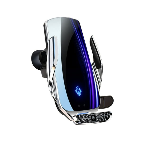 Cargador inalámbrico para coche inteligente de 15 W, carga rápida para teléfono móvil, toma de corriente, cargador inalámbrico rápido, cargador inalámbrico para teléfono móvil, carga inalámbrica