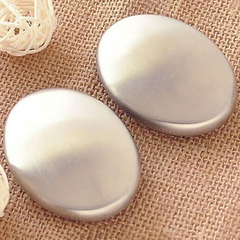2 Pack Stainless Steel Soap Bar Magic Soap Odor Remover