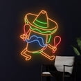 thumbnail image 2 of Handmadetneonsign Tacos Neon Sign, Tacos Open LED Sign, Taco Neon Light, Tacos LED Light, Food Shop, 2 of 5