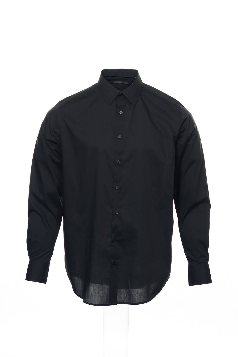 Black Pinstripe Button Down Shirt 