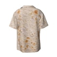 thumbnail image 2 of Xecao offers the Tortilla for Men's Casual Short-sleeved Shirt, a button-up collared shirt with a pocket, perfect for beach vacations and yacht travel in the XX-Large size., 2 of 7