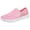 Pink, variant on Womens Mens Walking Mules Tennis Shoes Unisex Lightweight Breathable Mesh Two-Ways Convertible Backless Half Slippers Sandals Black Size 10